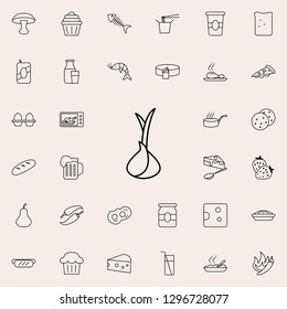 garlic icon. Food icons universal set for web and mobile
