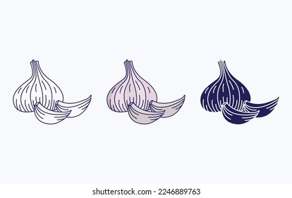 Knochensymbol, Kräuter, Vektorgrafik