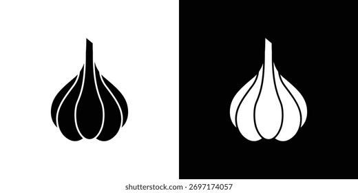 Knoblauchsymbol, Logoelemente von grafischen Designs