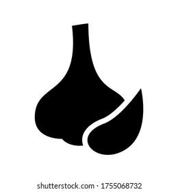 garlic  icon or logo isolated sign symbol vector illustration - high quality black style vector icons
