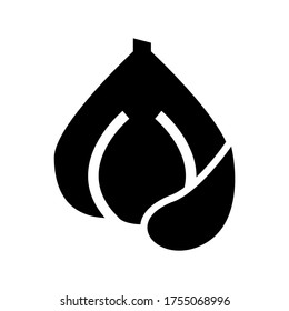 garlic  icon or logo isolated sign symbol vector illustration - high quality black style vector icons

