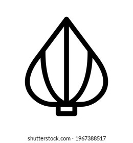 garlic icon or logo isolated sign symbol vector illustration - high quality black style vector icons
