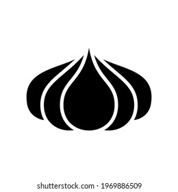 garlic icon or logo isolated sign symbol vector illustration - high quality black style vector icons
