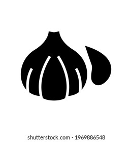 garlic icon or logo isolated sign symbol vector illustration - high quality black style vector icons
