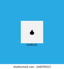 garlic icon sign signifier vector