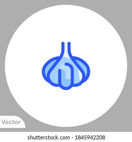 Garlic icon sign vector,Symbol, logo illustration for web and mobile
