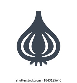 Garlic icon. Simple vector design