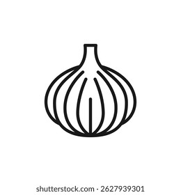 ícone de alho. Símbolo de alho sinal para conceito móvel e web design. Ícone de vetor, Ilustração de logotipo, Gráficos de vetor