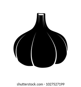 garlic icon, vector illustration