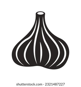 Symbol für Knoblauch, Vektorgrafik, Design