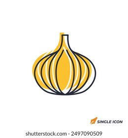 Garlic icon vector illustration. Garlic symbol isolated on white background