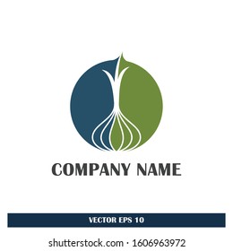 Garlic icon vector logo template design element