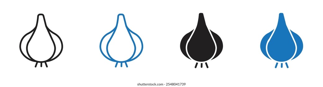 Knoblauchsymbol Vektorgrafik