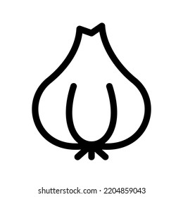 Garlic Icon Vector Symbol Design Illustration