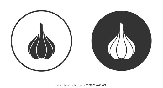 Knoblauchsymbol für Website-Design, Logo für Web und Apps.