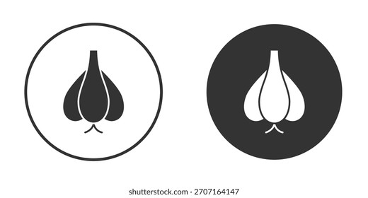 Knoblauchsymbol für Website-Design, Logo für Web und Apps.