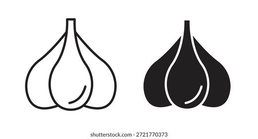 Ícone de alho para o design do seu site, logotipo, aplicativo, UI. EPS10