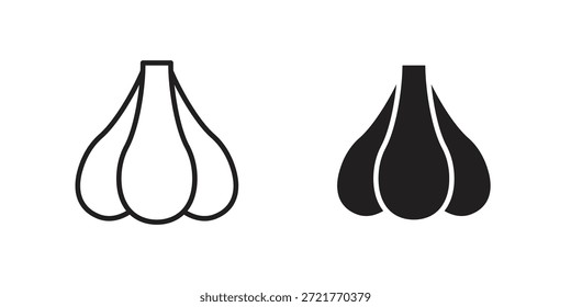 Ícone de alho para o design do seu site, logotipo, aplicativo, UI. EPS10