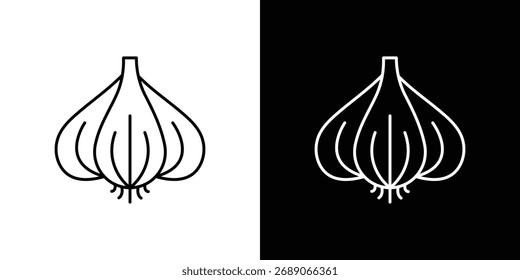 Knoblauch Icons Pack für Web und Infografiken