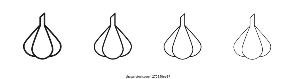Knoblauchsymbole Symbol, Vektorelemente für Infografik Web
