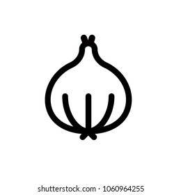 Garlic icon,vector illustration. Flat design style. vector garlic icon illustration isolated on White background, garlic icon Eps10. garlic icons graphic design vector symbols.