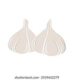 Garlic illustration logo icon vector design