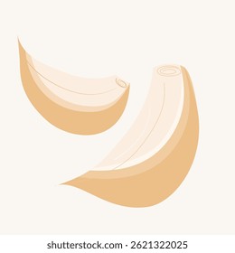 Ingredientes de alho ilustração de elemento de arte 