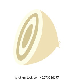 Garlic logo in flat style. Isolated object. garlic icon. Vector illustration.