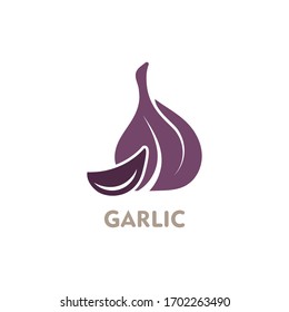 Garlic logo icon symbol design vector illustration