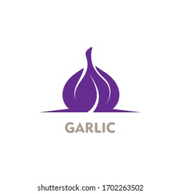 Garlic logo icon symbol design vector illustration