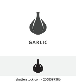 Garlic logo icon vector illustration