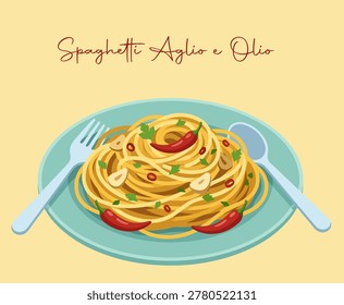 Garlic Olive Oil Spaghetti Delight