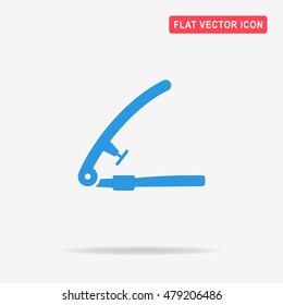 Garlic press icon. Vector concept illustration for design.