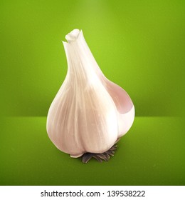 Garlic vector