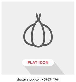 Garlic vector icon