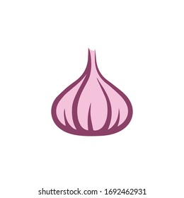 Garlic vector icon illustration design template