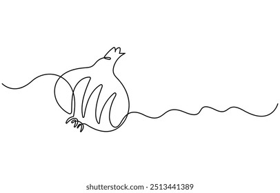 Ilustração de vetor de alho, fundo. Ilustração de arte de desenho de uma linha com letras de alho orgânico. Desenho de uma linha de alho