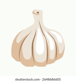 Alho vetor ilustração, ícone de desenho animado simples