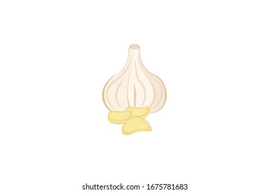 Vektorillustration von Knoblauch
