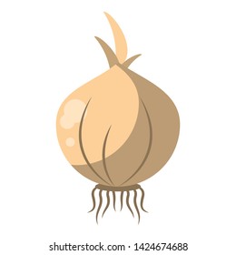 Garlic vegetable cartoon isolated cartoon vector illustration graphic design