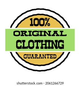 garment company material pants fabric logo template