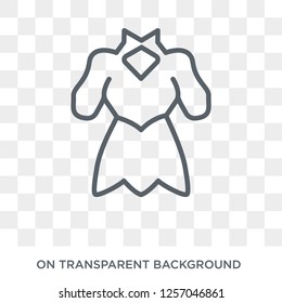 garment icon. garment design concept from Sew collection. Simple element vector illustration on transparent background.