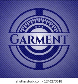 Garment with jean texture