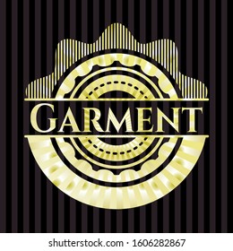 Garment shiny emblem. Vector Illustration. Detailed.