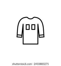 Kleidung Vektorgrafik-Icon-Illustration.