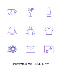 garments cloths  wear  dress  pants  jeans  boxer  shirts  tshirts  top  skirts tags  discount  icon vector design  flat  collection style creative  icons