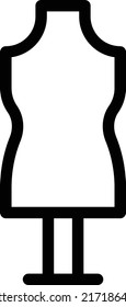 Garments hanger Vector illustration on a transparent background.Premium quality symbols.Stroke vector icon for concept and graphic design.