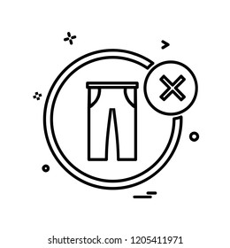 Garments icon design vector