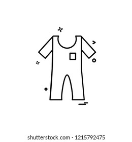 Garments icon design vector
