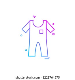 Garments icon design vector